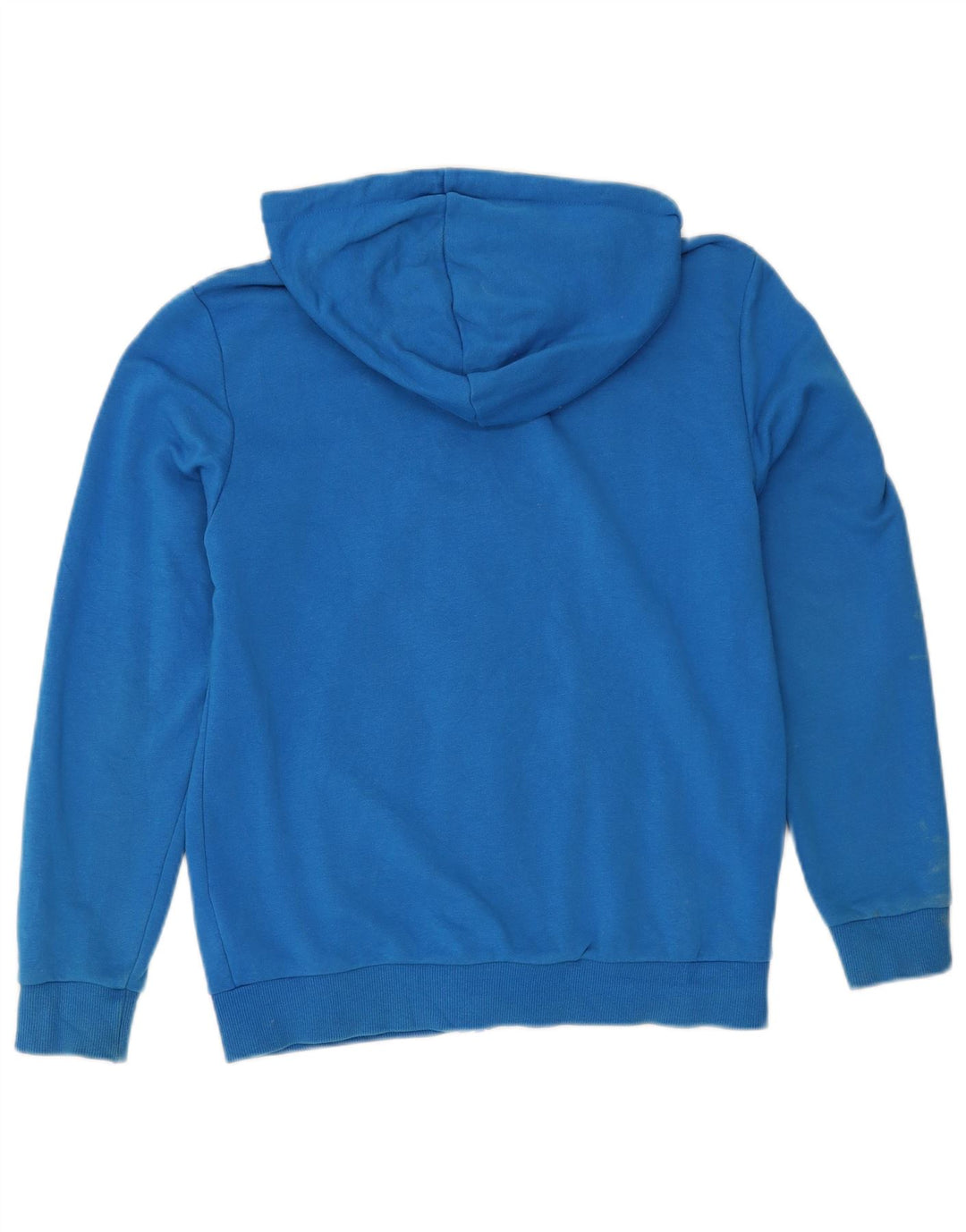 Puma Mens Zip Hoodie Sweater Small Blue Cotton