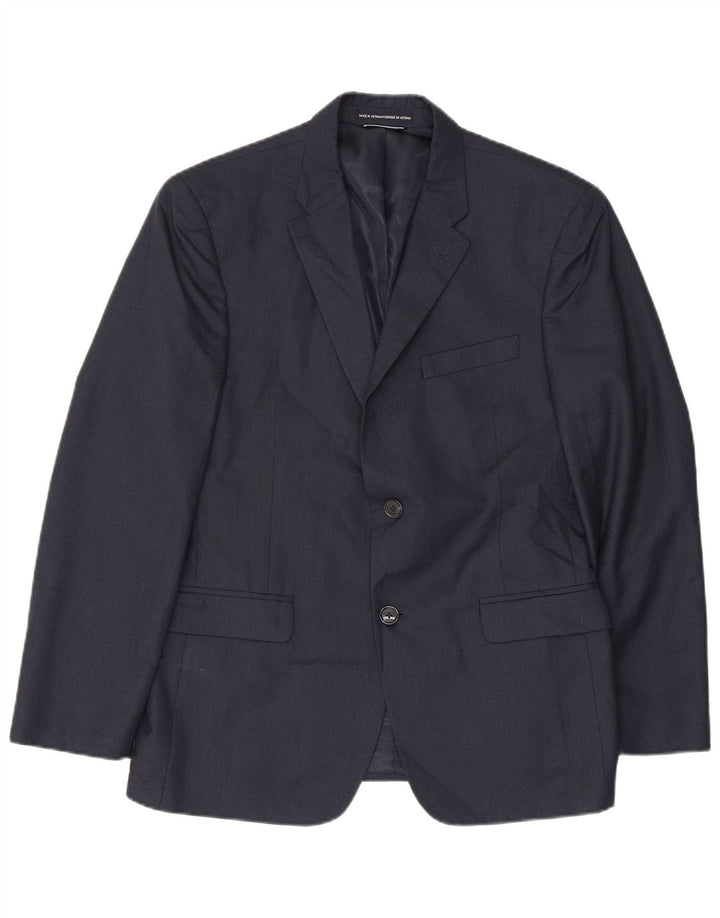 Jachetă pentru bărbați Tommy Hilfiger, scurtă, cu 2 nasturi, UK 38, bleumarin mediu