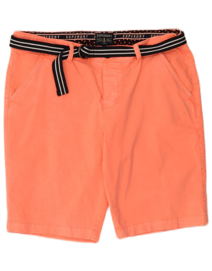 Superdry Womens Chino Shorts Large W34 Pink Cotton
