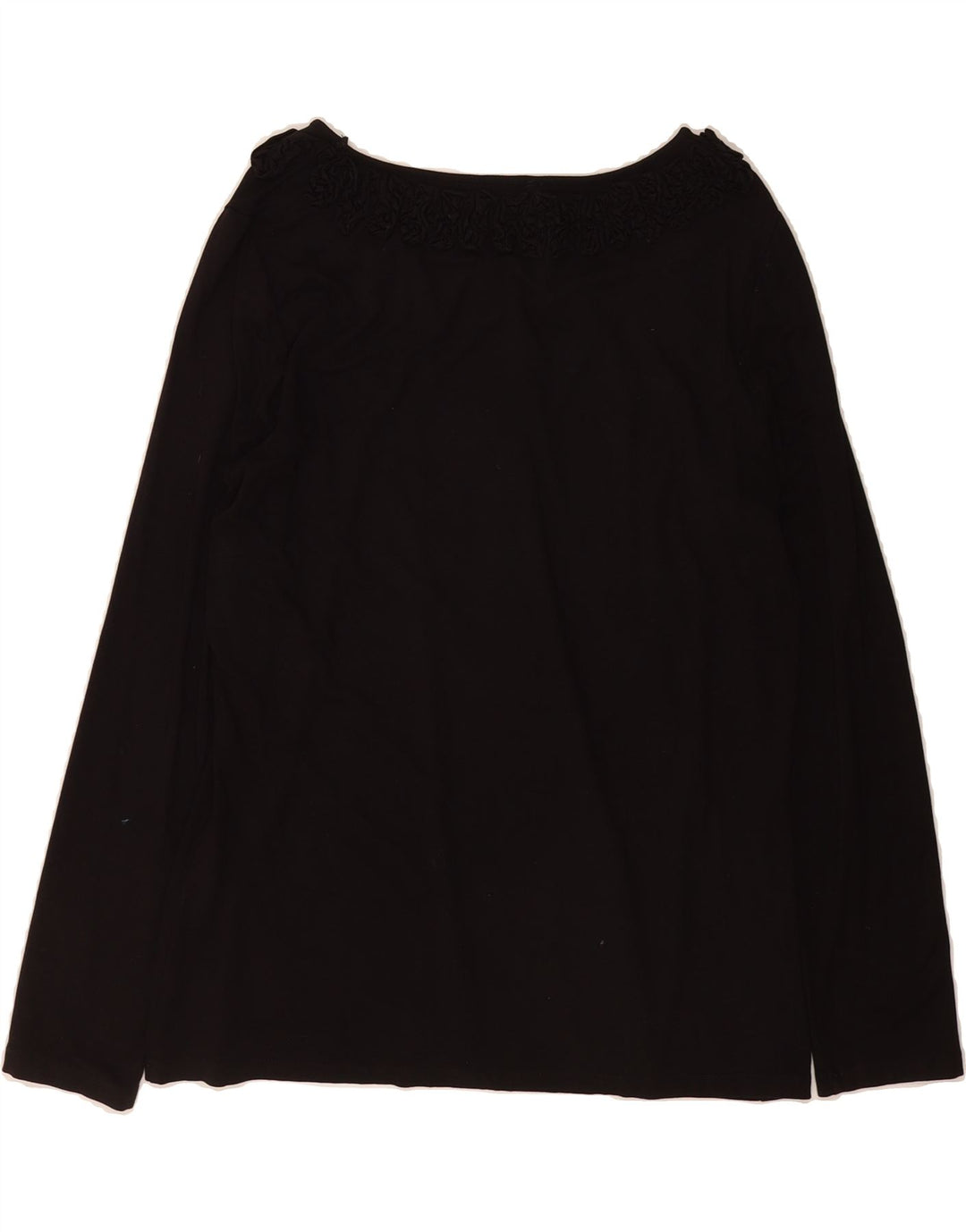 KRIZIA Womens Top Long Sleeve UK 12 Medium Black Vintage Krizia and Second-Hand Krizia from Messina Hembry 