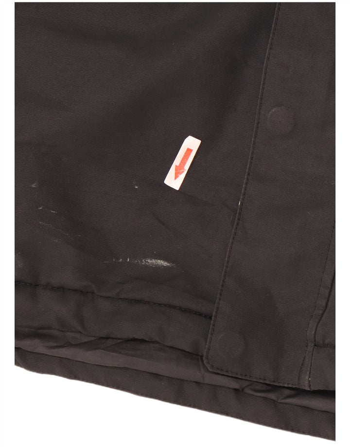 Columbia Mens Hooded Utility Jacket UK 38 Medium Black Polyester