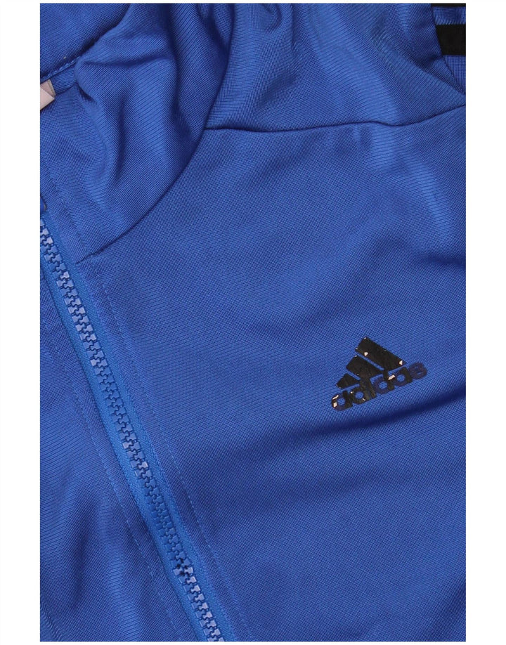 ADIDAS Træningsdragt til drenge Topjakke 11-12 år Blå Polyester