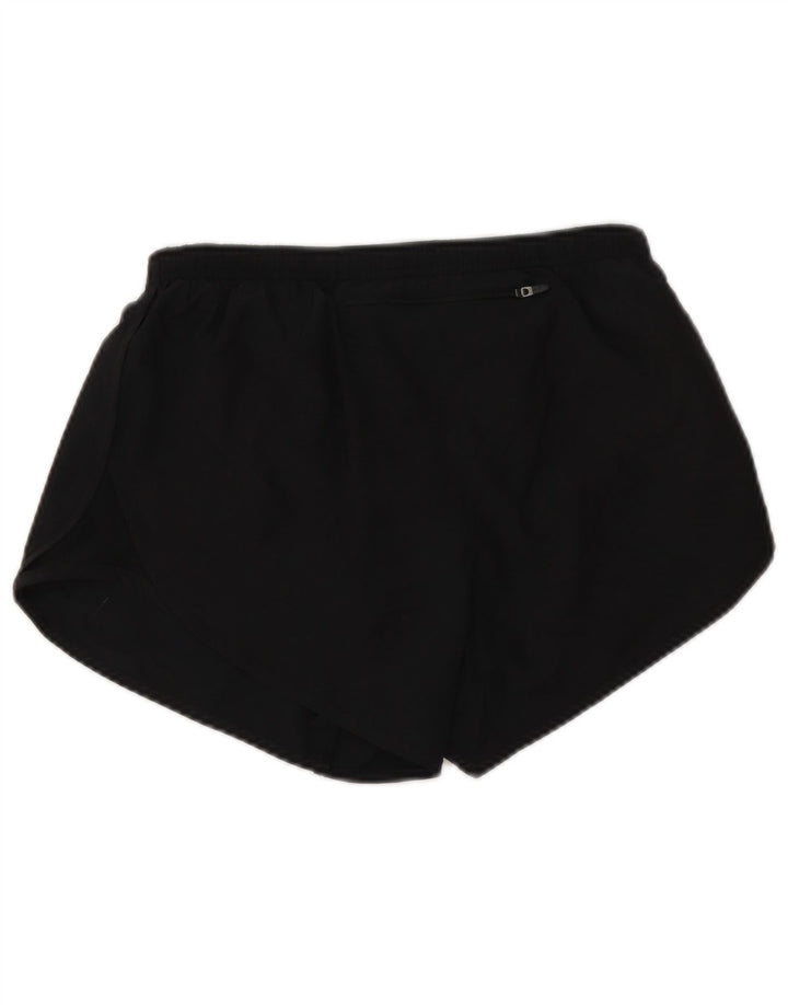 Nike Dame Dri Fit Sport Shorts UK 8 Small Black Polyester