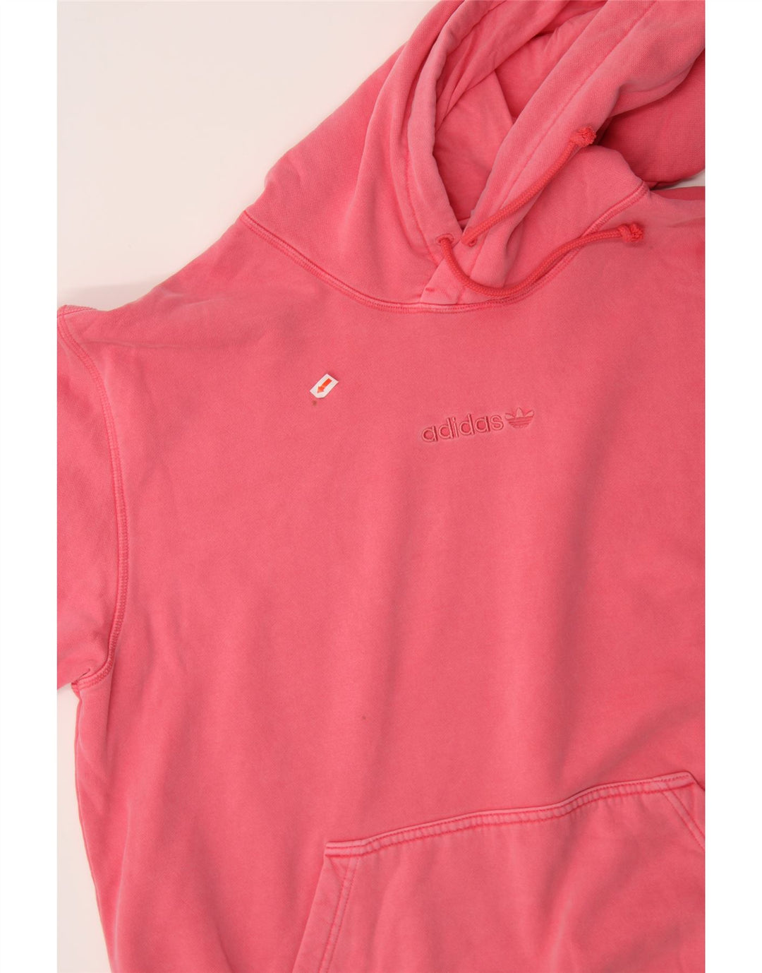 ADIDAS Mens Hoodie Jumper Medium Pink Cotton Vintage Adidas and Second-Hand Adidas from Messina Hembry 