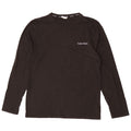 CALVIN KLEIN Top Uomo Manica Lunga Large Nero Cotone