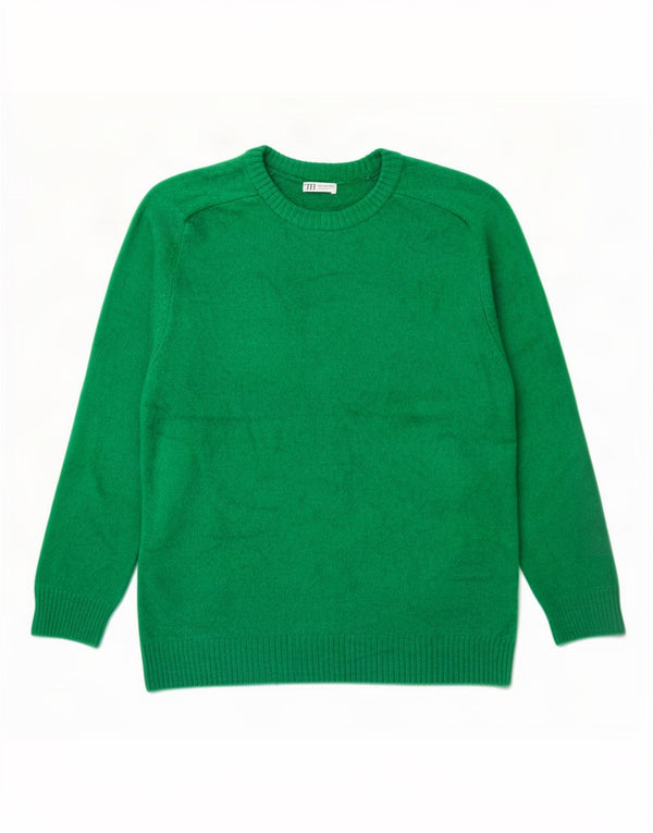 Ανδρικό πουλόβερ Zara Crew Neck Jumper XL Πράσινο Ακρυλικό