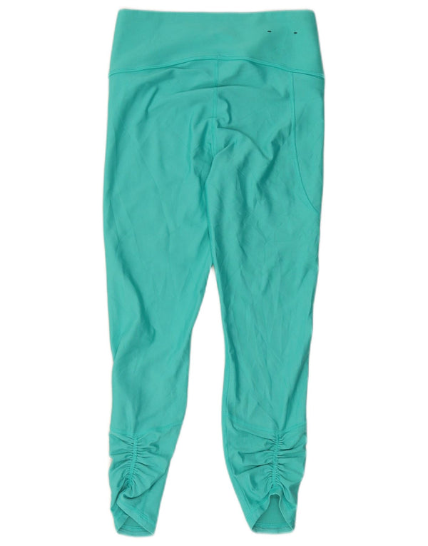 Under Armour Damen Capri-Leggings UK 12 Medium Türkis Polyester