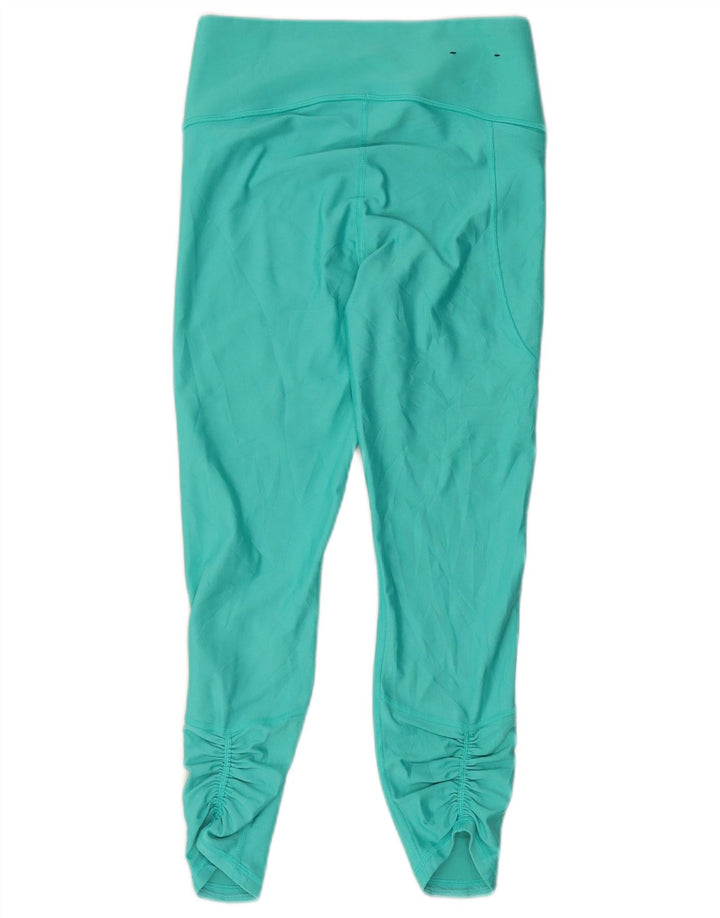 Under Armour Damen Capri-Leggings UK 12 Medium Türkis Polyester