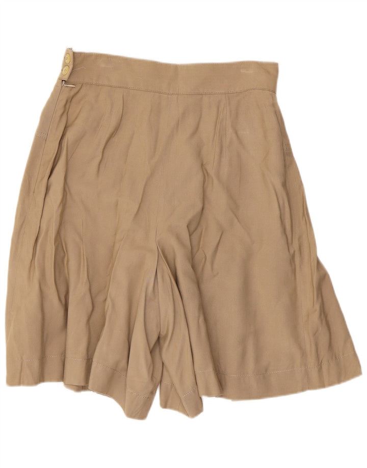 Andrea Mare Womens Wide Leg Casual Shorts IT 44 Medium W28 Beige