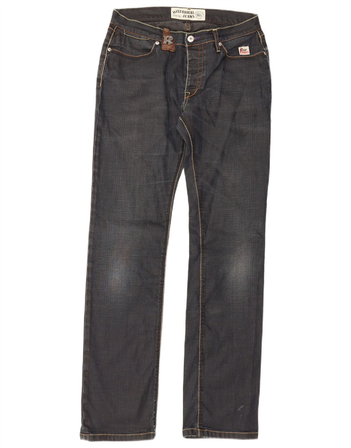 Roy Rogers Slim Jeans til mænd W31 L32 Marineblå bomuld