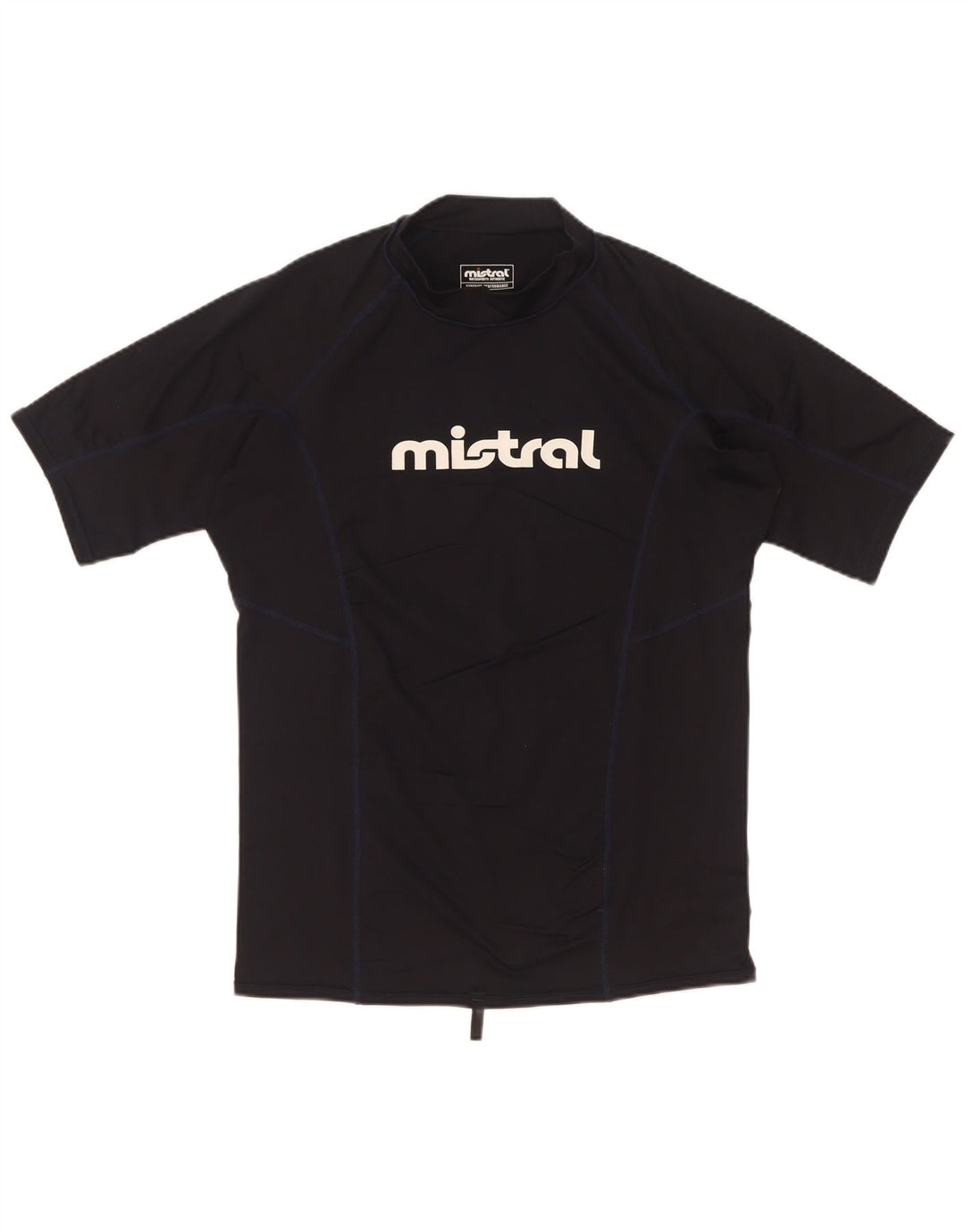 Mistral Boys Graphic T-Shirt Top 13-14 Years 2XL Navy Blue Polyester