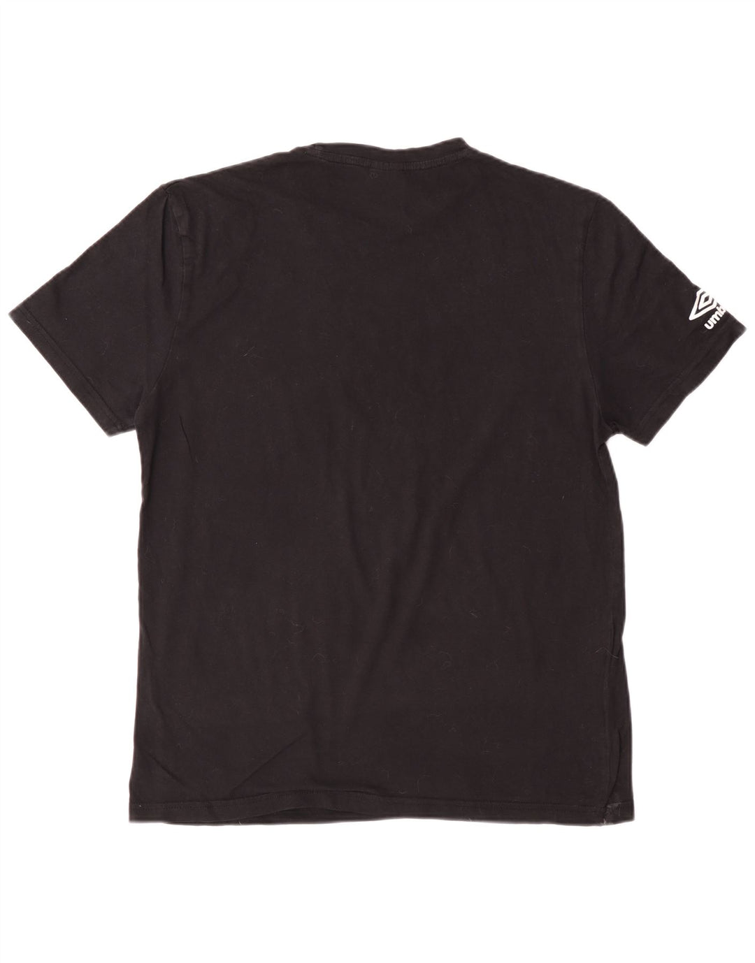Umbro Mens Graphic T-Shirt Top Large Black Cotton