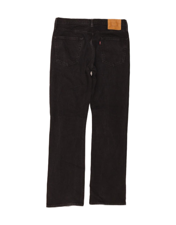 Levi's muške 527 Bootcut traperice W33 L34 crni pamuk