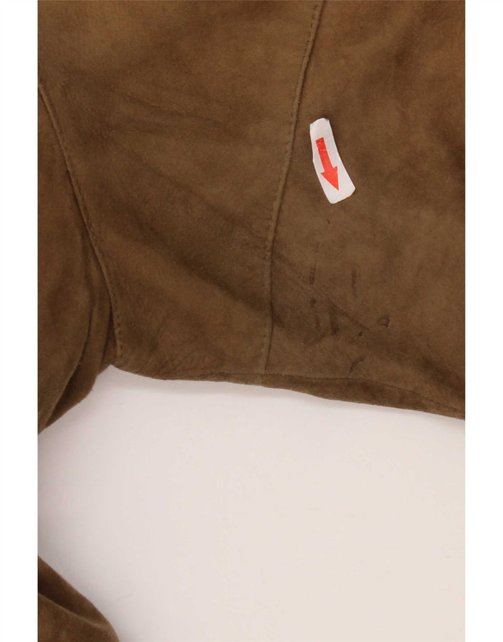 Vintage Ανδρικό Σουέντ Μπουφάν UK 38 Medium Beige