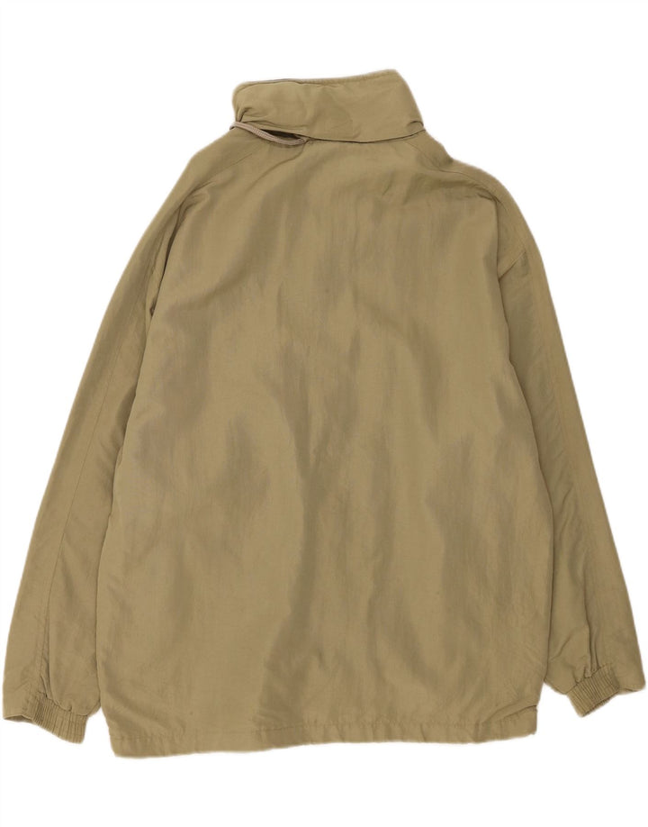 DIADORA Mens Loose Fit Rain Jacket UK 36 Small Khaki Polyamide Vintage Diadora and Second-Hand Diadora from Messina Hembry 