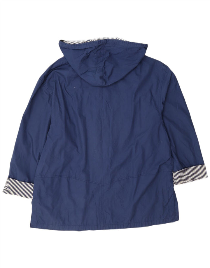 Giacca antipioggia con cappuccio Marks & Spencer da donna St. Michael UK 14 grande blu