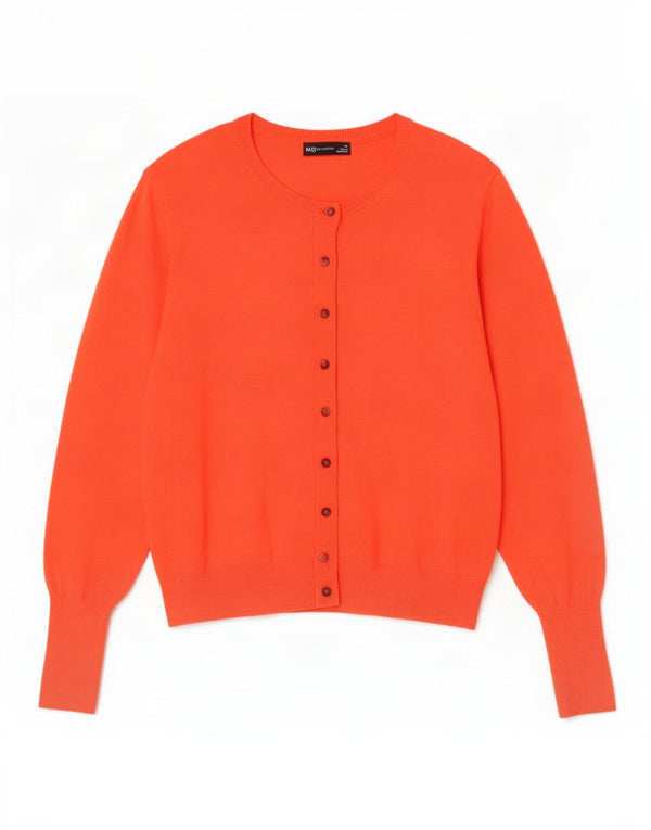 Marks & Spencer Γυναικεία Ζακέτα πουλόβερ UK 18 XL Πορτοκαλί