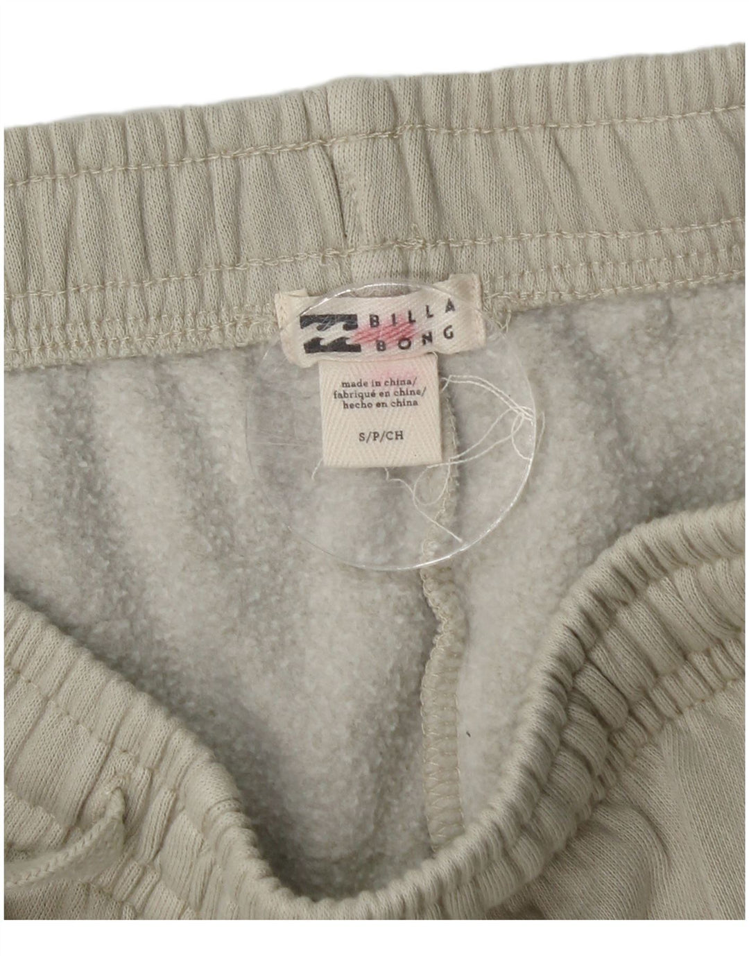 Billabong Mens Graphic Tracksuit Trousers Joggers Small Beige