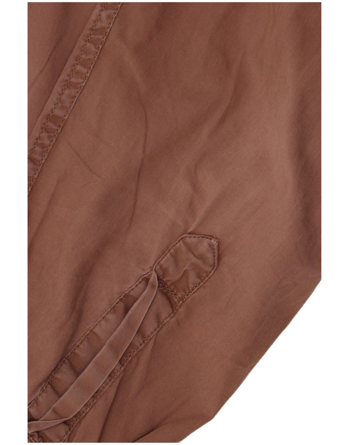 Vintage herreskjorte XL brun bomuld