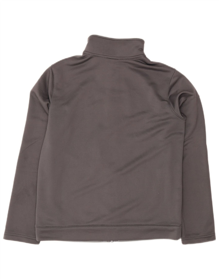 Nike Boys Standard Tracksuit Top Jacket 13-14 Years XL Grey Colourblock
