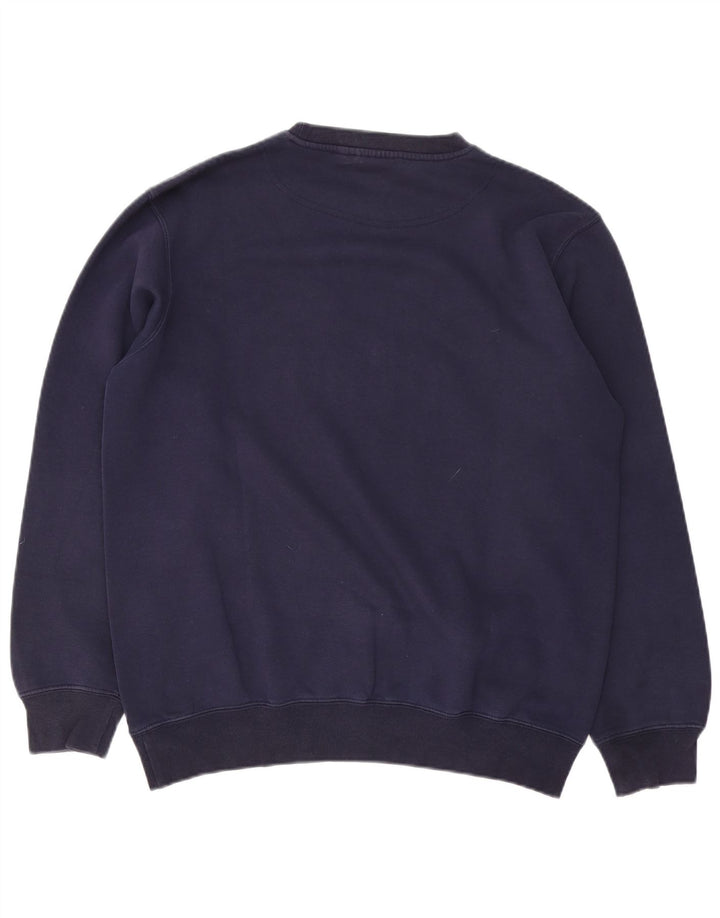 Puma Mens Graphic Sweatshirt Jumper Small Navy Blue