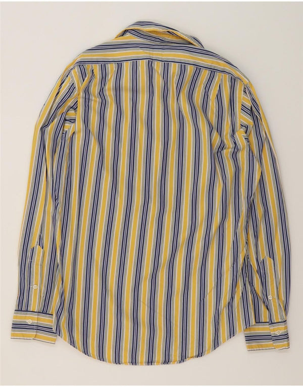 POLO RALPH LAUREN Mens Stanton Custom Fit Shirt Medium Yellow Striped