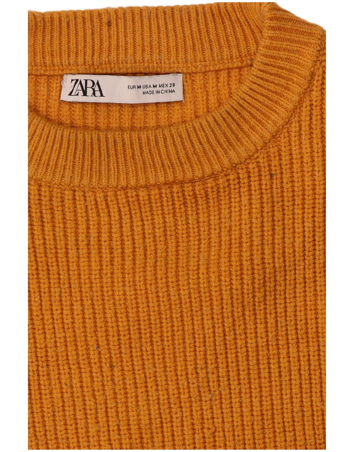 Abito maglione oversize da donna Zara UK 14 arancione medio