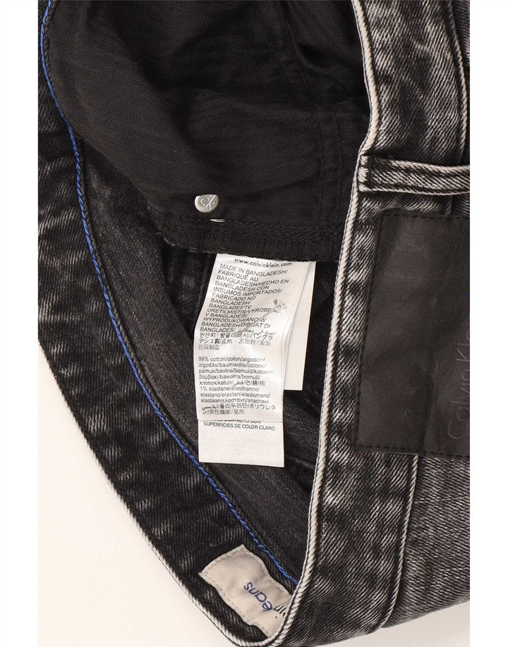Calvin Klein Mens Denim Shorts W30 Medium Grey Cotton