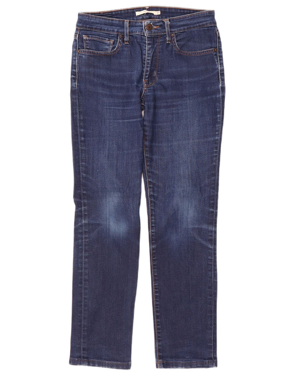 Женские узкие джинсы Levi's 712 W27 L27 синие, хлопок