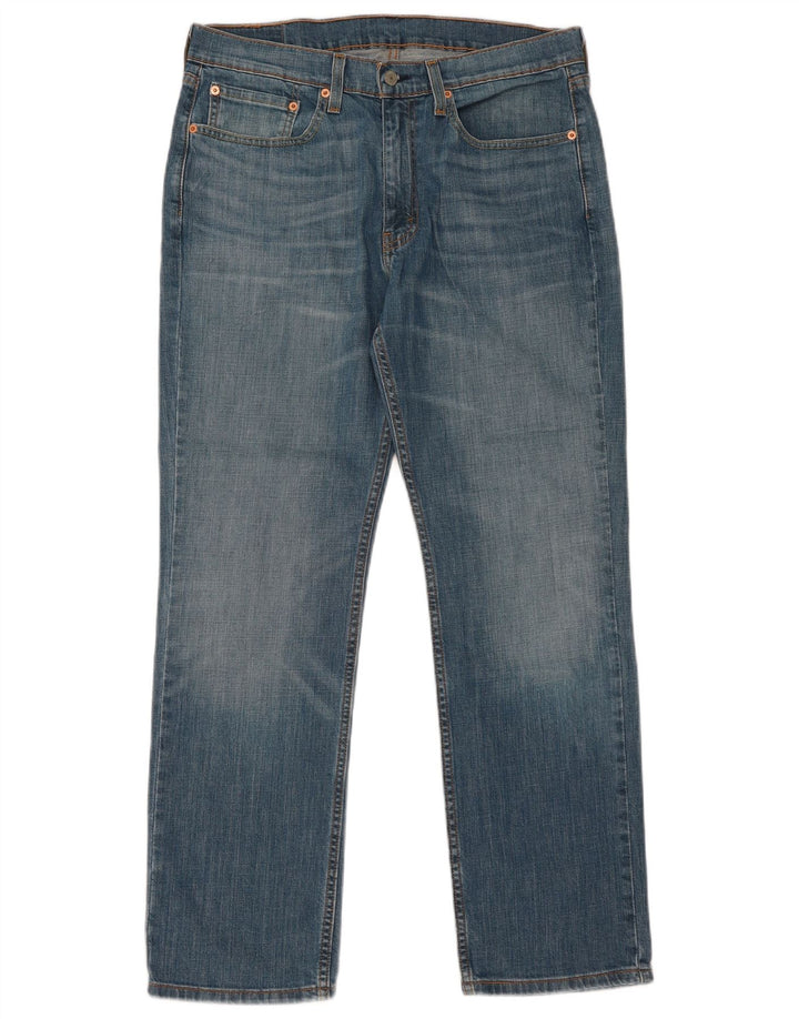 Levi's Herre 514 Straight Jeans W34 L30 Blå Bomuld
