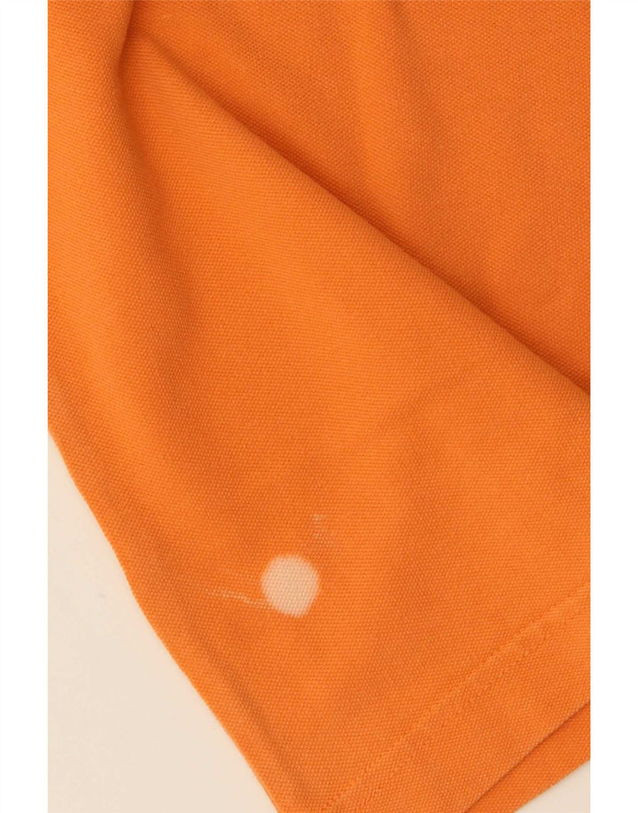 Polo Kappa Uomo Cotone Arancione Medio