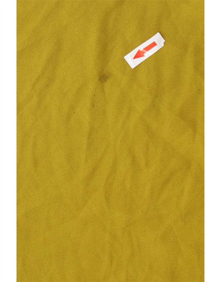 Topshop Womens Cami Top UK 10 Small  Yellow Polyester