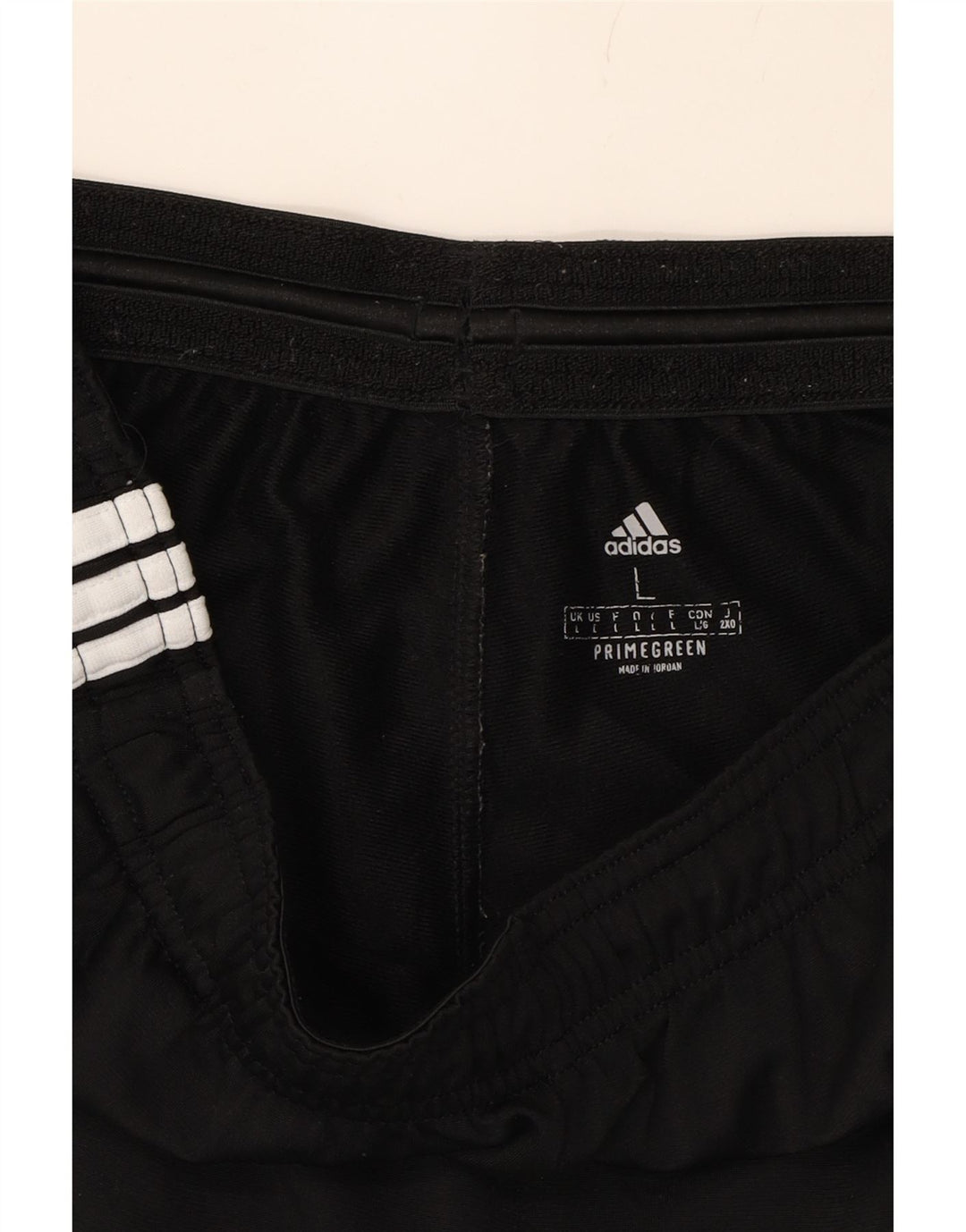 ADIDAS Womens Tracksuit Trousers Large Black Polyester Vintage Adidas and Second-Hand Adidas from Messina Hembry 