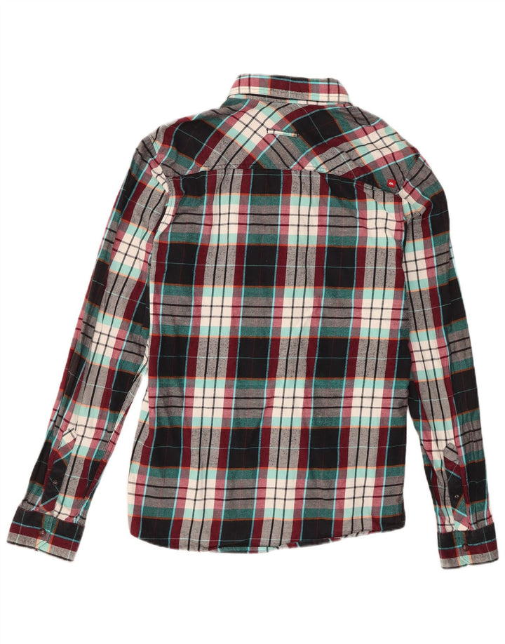 Quiksilver Mens Mid Fit Flannel Shirt Medium Multicoloured Check