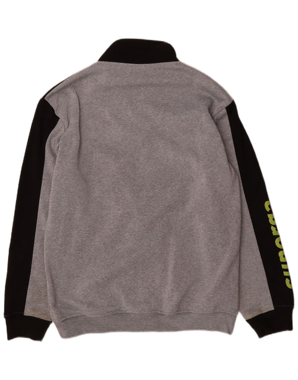 Superga Herre grafisk træningsdragt Topjakke 2XL Grå Colourblock Polyester