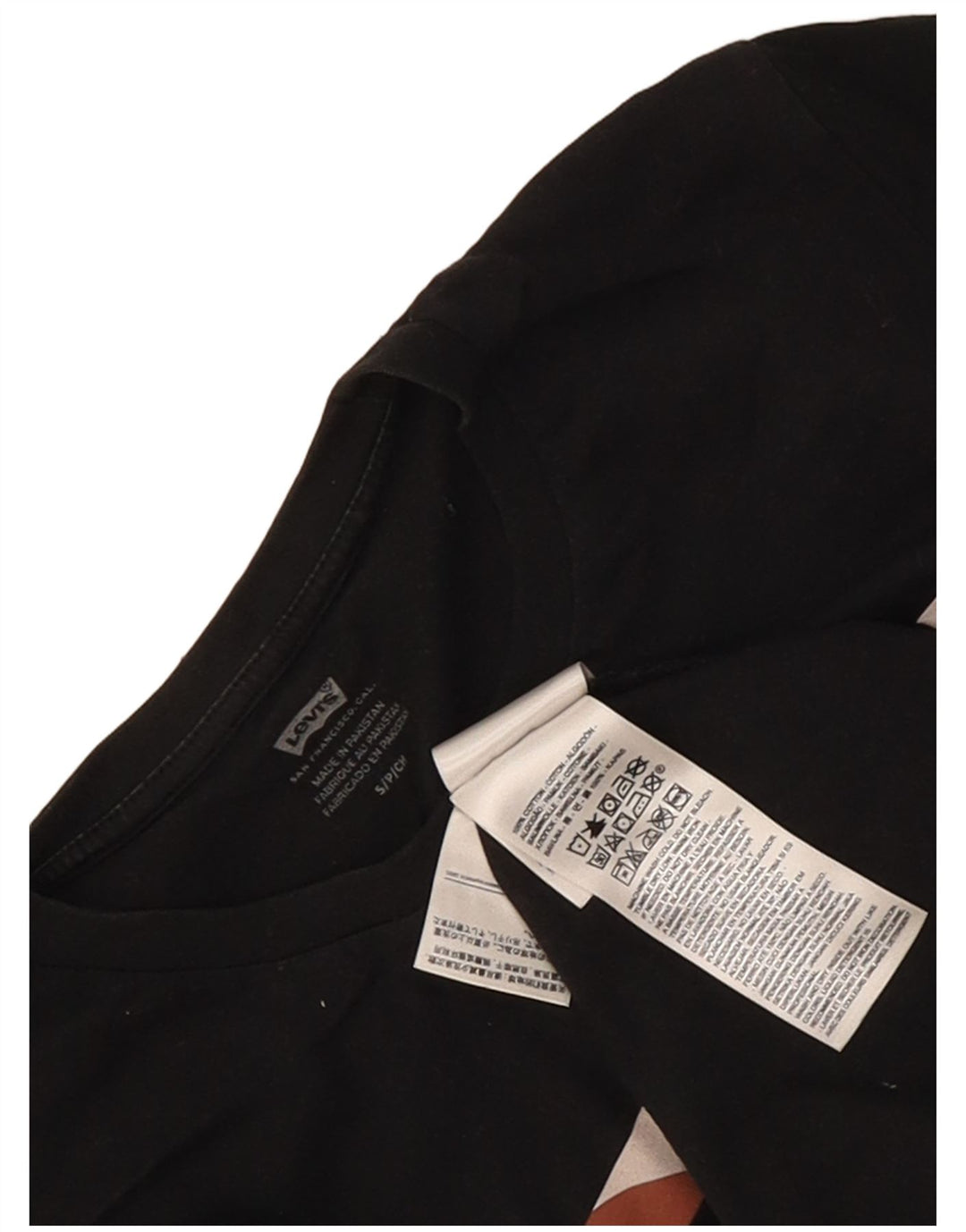 Levi's T-Shirt Graphique Homme Petit Noir Coton