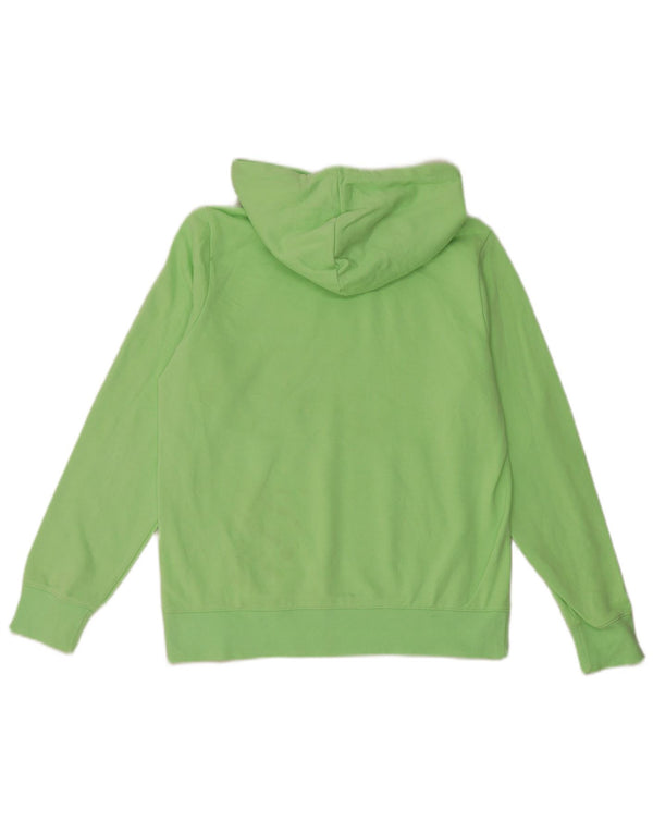 Maglione con cappuccio grafico da donna Champion UK 16 grande cotone verde