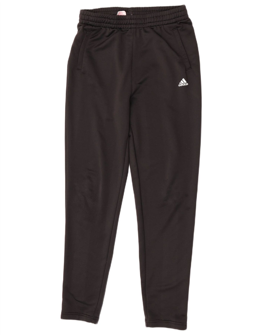 Adidas Boys Tracksuit Trousers Joggers 15-16 Years  Black Polyester
