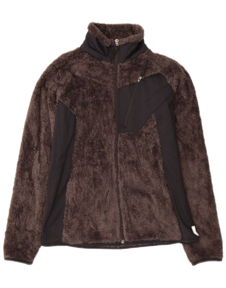 Columbia Chaqueta polar para mujer UK 44 Poliéster color block gris medio