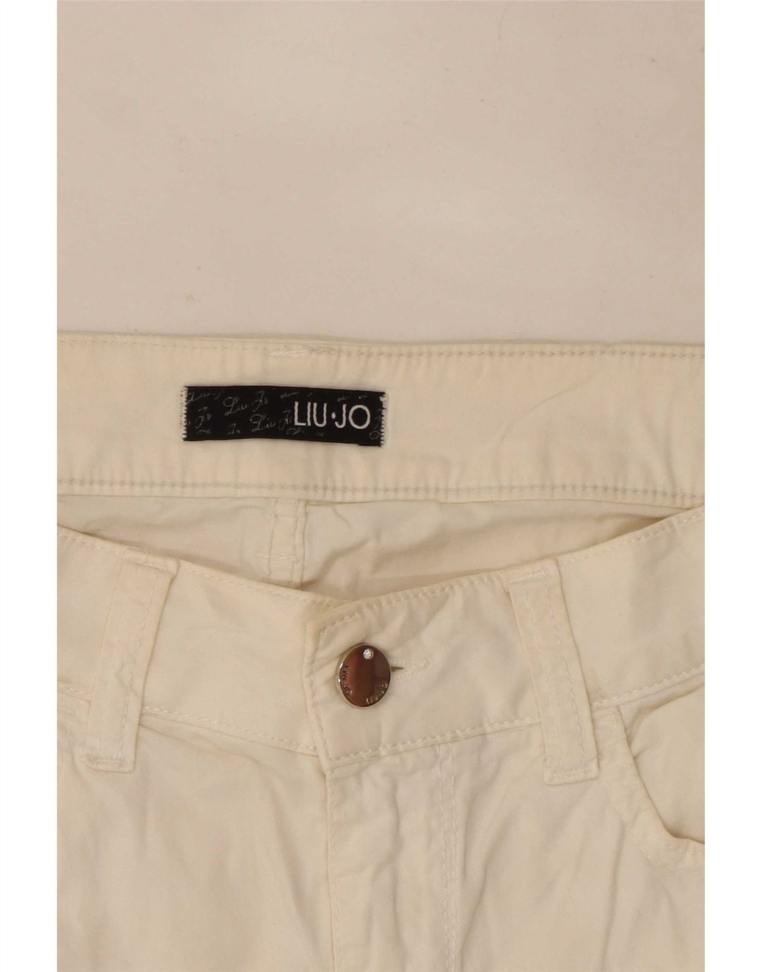Liu Jo Womens Slim Casual Trousers W30 L27 White
