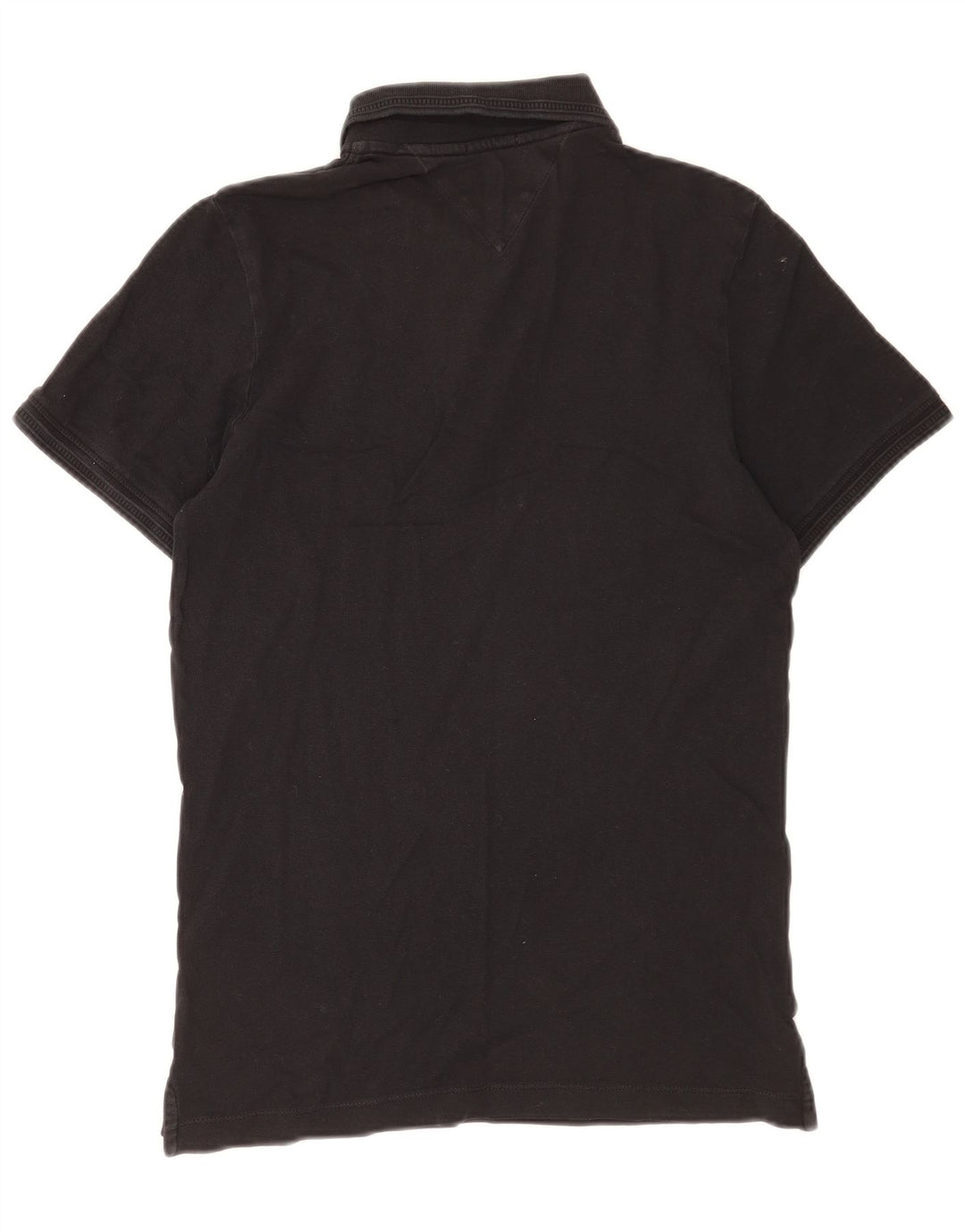 Tommy Hilfiger Mens Slim Fit Polo Shirt Small Black