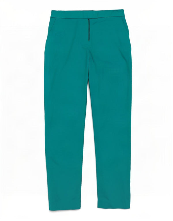 Pantaloni da Abito Slim da Donna Luisa Spagnoli IT 40 Small W27 L29 Turchese