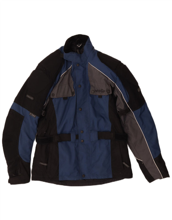 Reusch Racerjakke til mænd UK 42 XL Blå Colourblock Polyamid