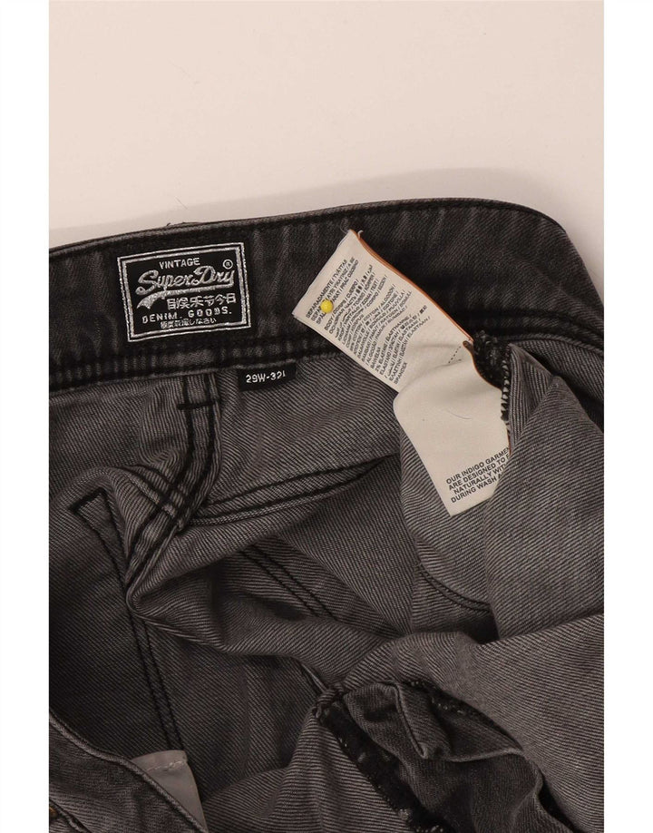Superdry Womens Slim Jeans W29 L32 Grey Cotton