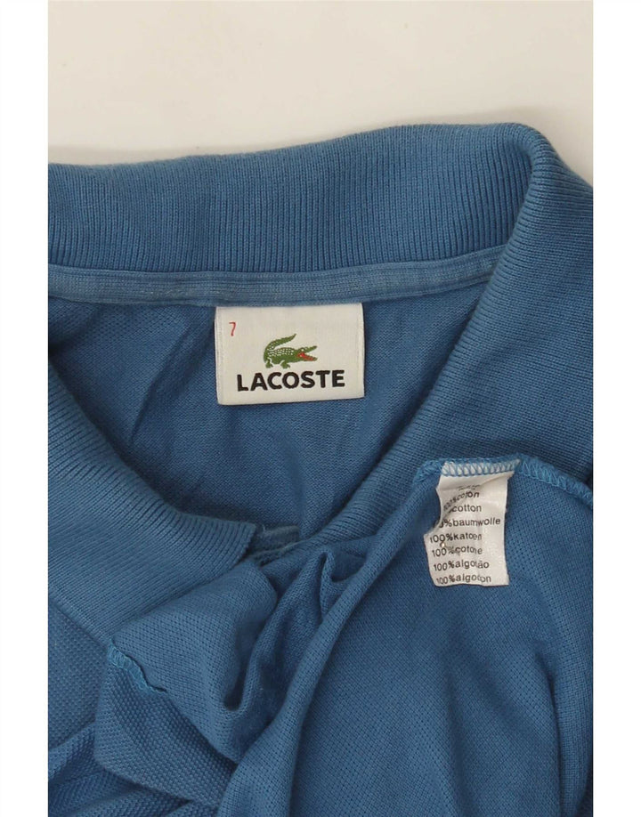 Lacoste Herre Polo Shirt Str. 7 2XL Blå Bomuld