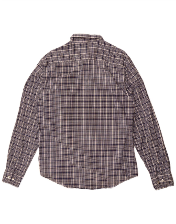 Murphy & Nye Herren Sailmakers Custom Fit Hemd, groß, blau kariert, Baumwolle