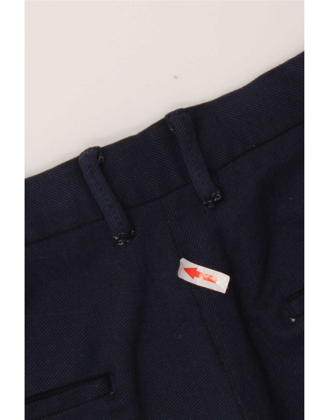 Zara Mens Chino Shorts EU 42 Large W32 Navy Blue Viscose