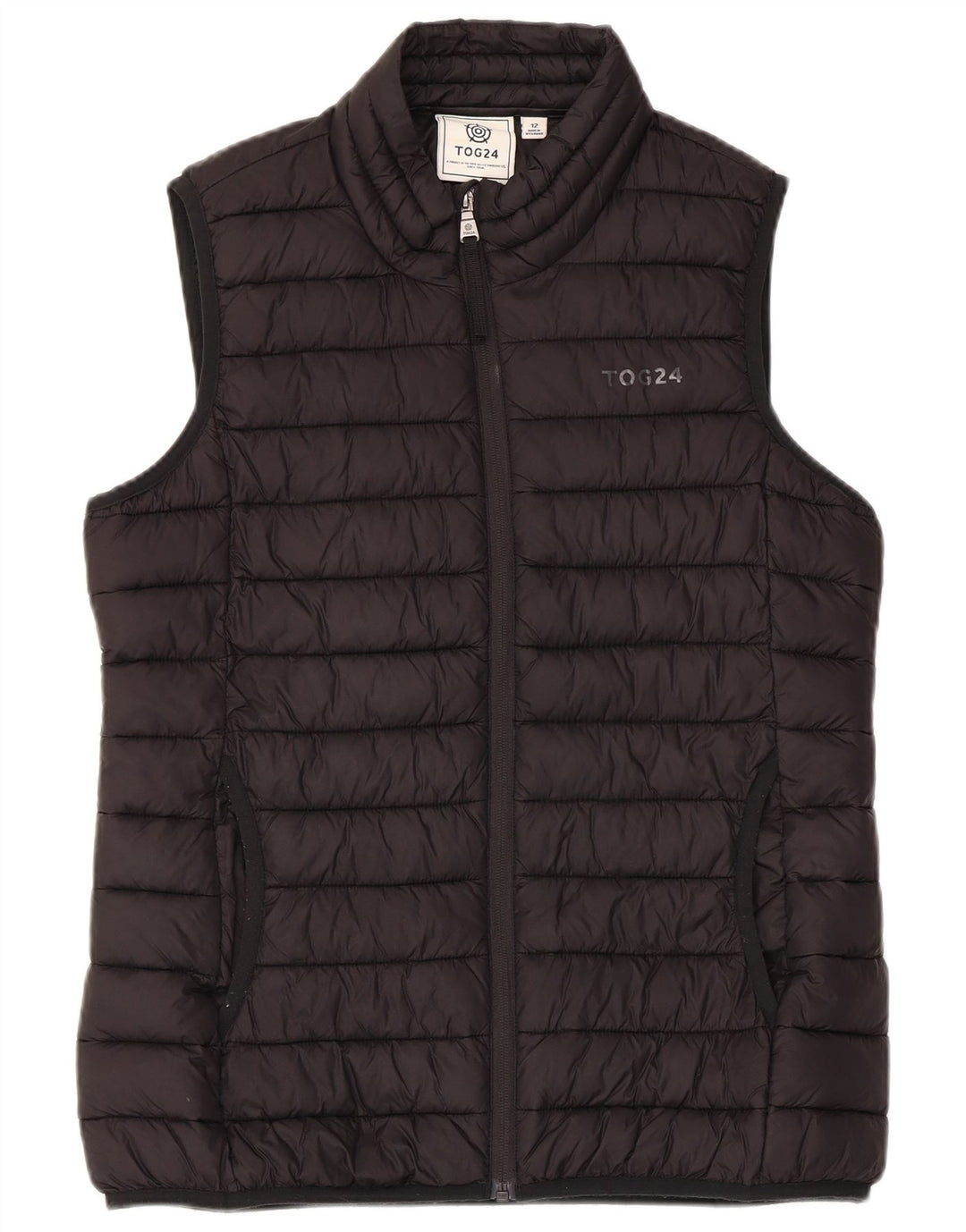 TOG 24 Womens Padded Gilet UK 12 Medium Black Polyester