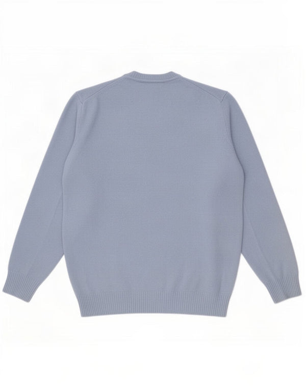 Maglione maglione girocollo da uomo Zara piccolo blu