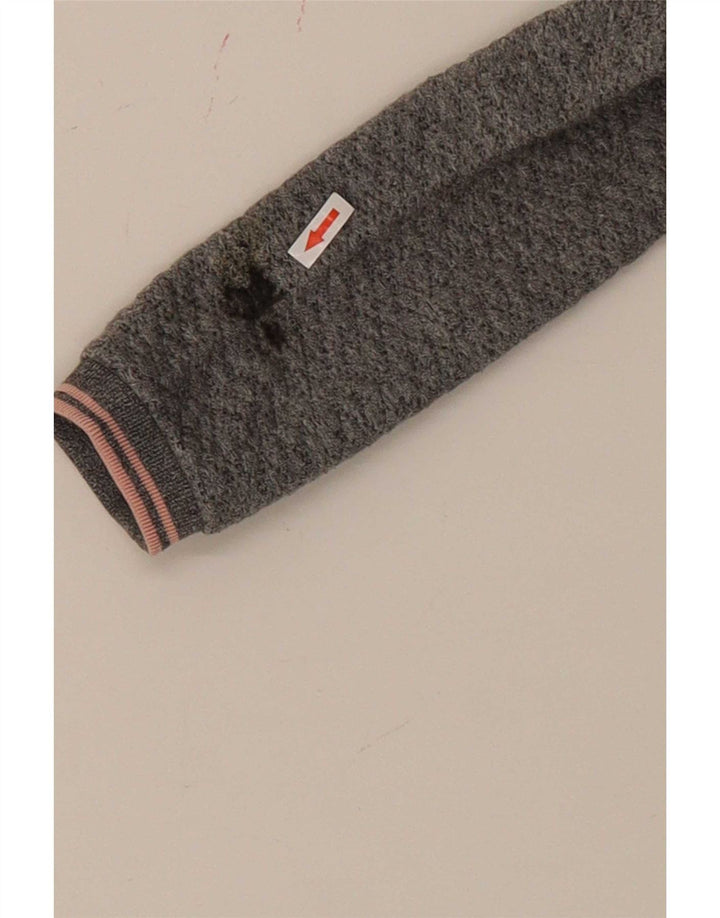 Woolrich Girls Jumper Dress 9-10 Years Grey Flecked Polyester